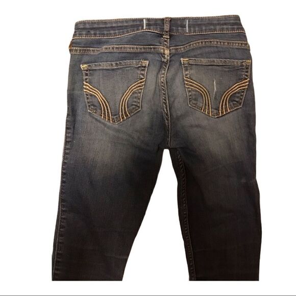 Hollister Distressed Ripped Blue Jeans Waist 25 1R - Picture 3 of 9